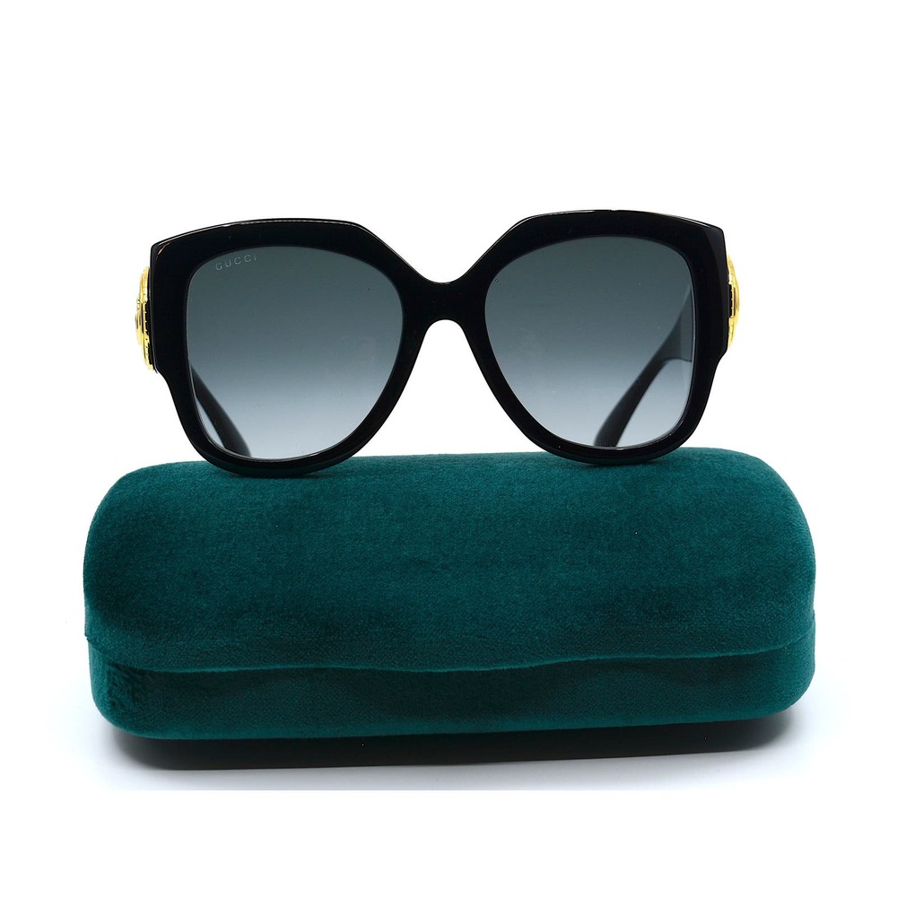 NEW GUCCI GG1407S 001 BLACK GREY AUTHENTIC SUNGLASSES - Picture 16 of 16